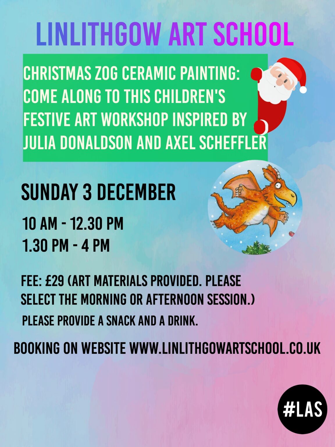 Christmas Art Class Morning Class Linlithgow Art School